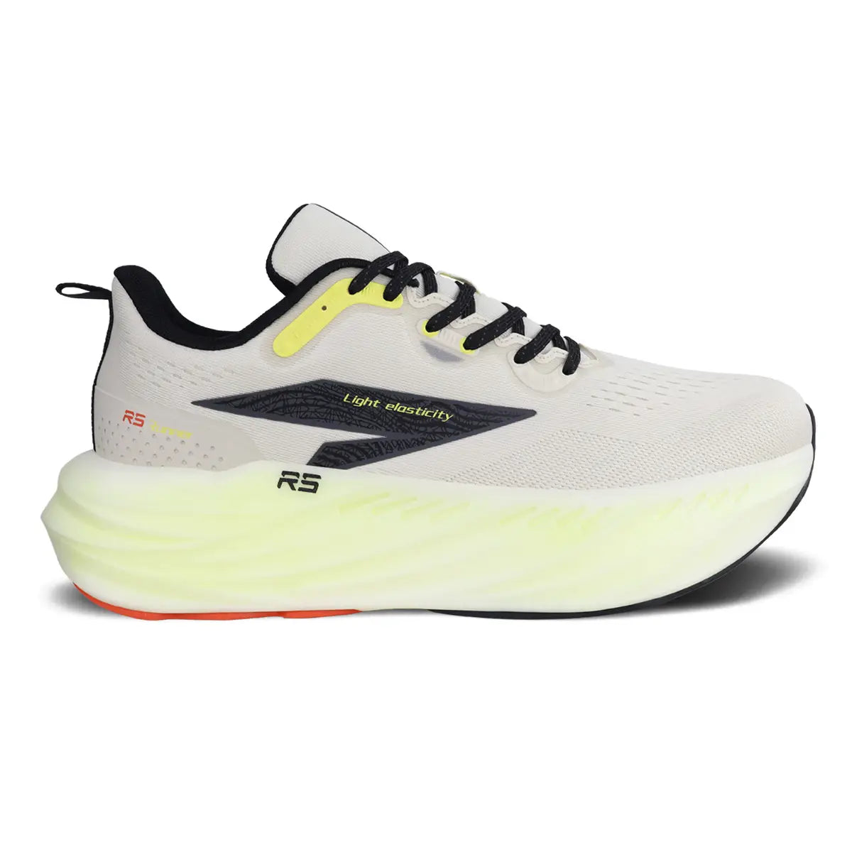 Perfil lateral zapatillas deportivas hombre RS Performance entresuela gruesa efecto rocker