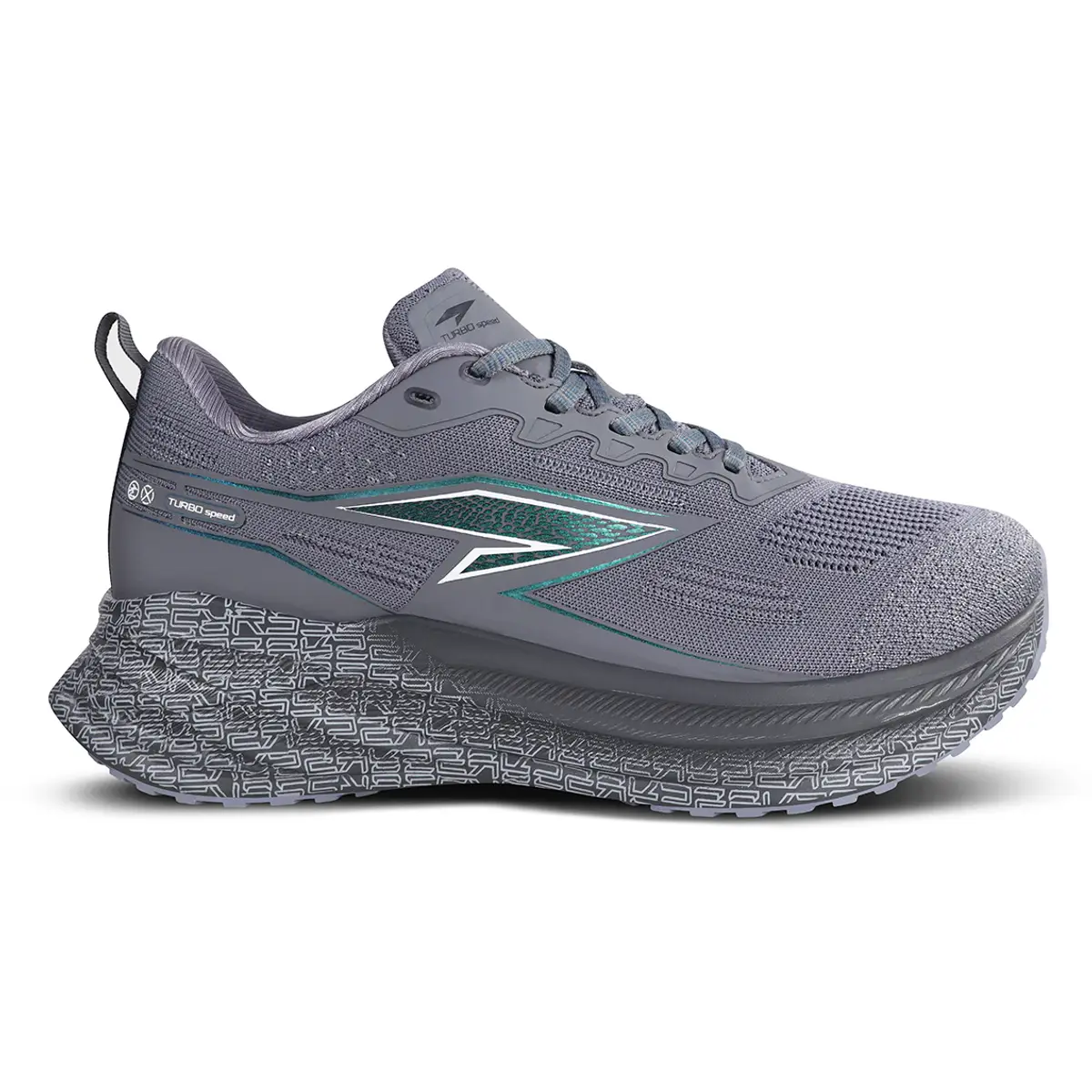 Perfil lateral zapatillas deportivas hombre RS Performance Astral diseño curvo rocker y suela gruesa