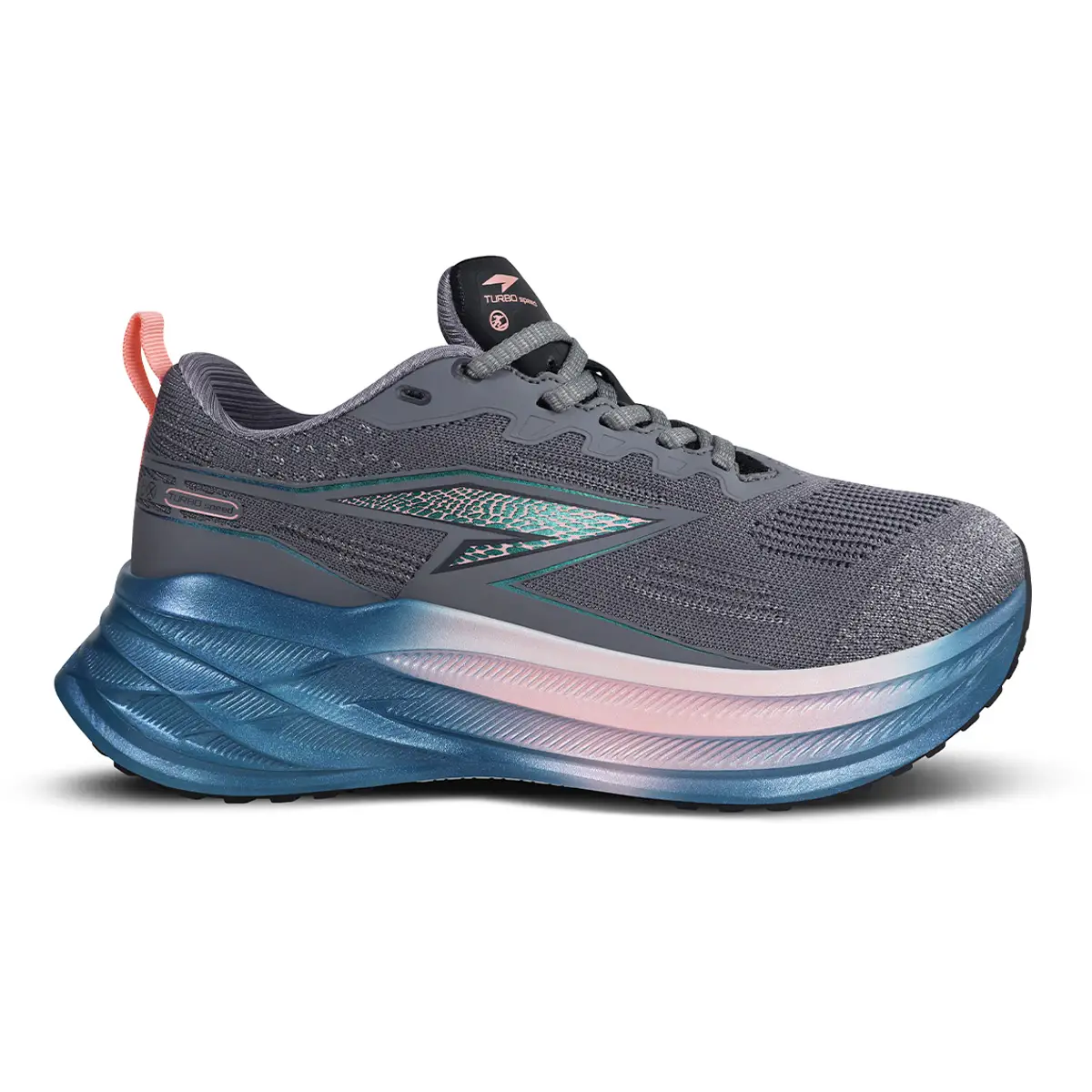 Perfil lateral zapatillas deportivas RS Performance Astral efecto rocker amortiguación maximalista