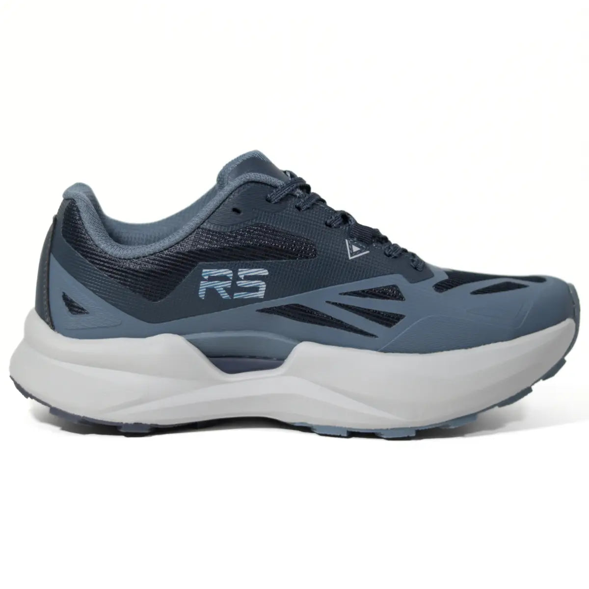 Vista lateral interna de zapatillas running hombre RS Performance Androit azules
