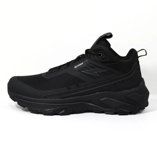 Perfil lateral externo de botas outdoor hombre RS Performance Balistic negras