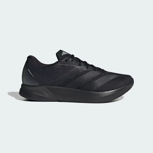 Perfil lateral externo de zapatillas running hombre Adidas Duramo RC2 M negras con entresuela Lightmotion