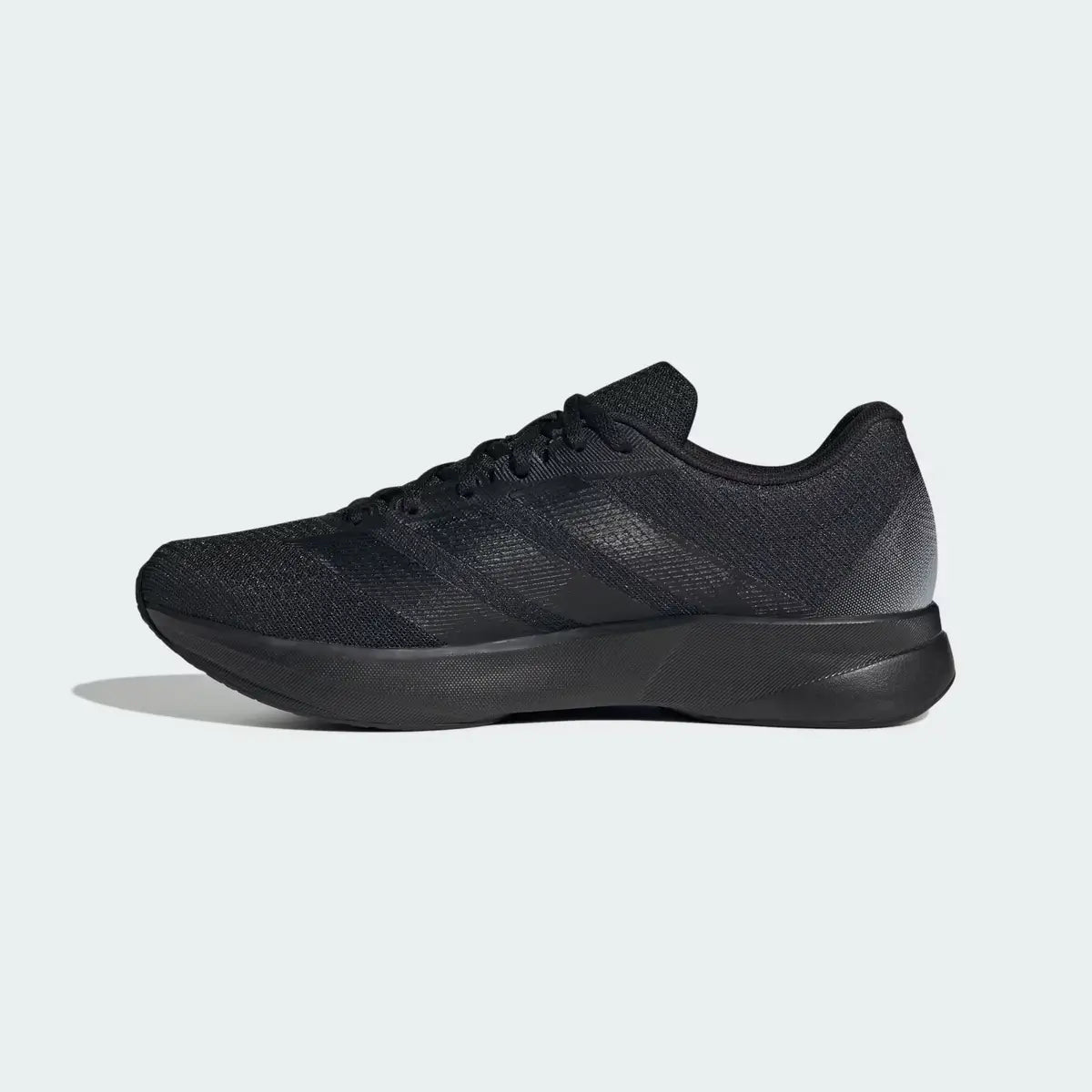 Vista lateral interna de zapatillas deportivas hombre Adidas Duramo RC2 M en color negro total