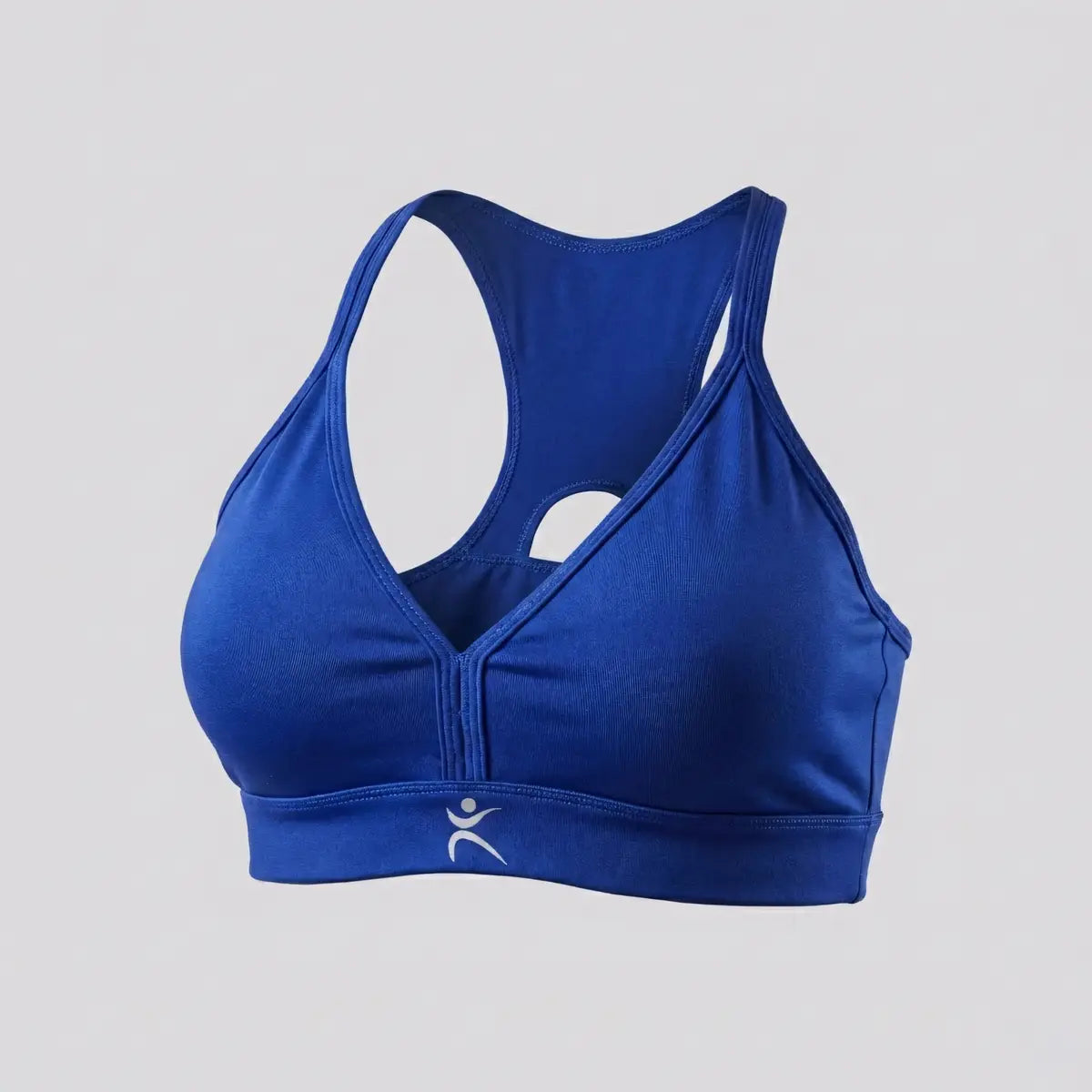 Top deportivo Latinas color azul rey escote V y soporte firme Panamá