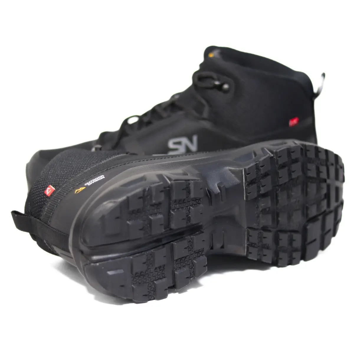 Suela de goma con tracción profunda todoterreno de las botas Sneakers Supply Tactics hombre negras