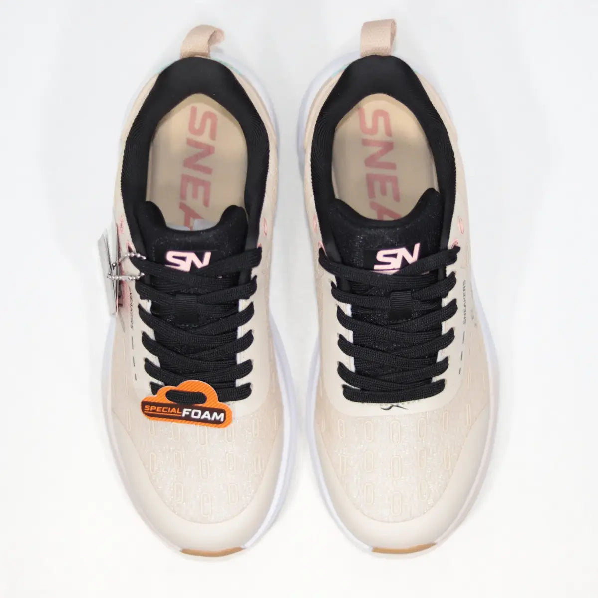 Vista superior interior de zapatillas Sneakers Supply Mocca Caramel mujer con plantilla Special Foam