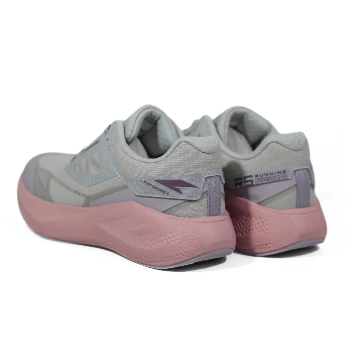 Vista trasera del talón de zapatillas RS Performance Stellar mujer mostrando soporte y diseño moderno